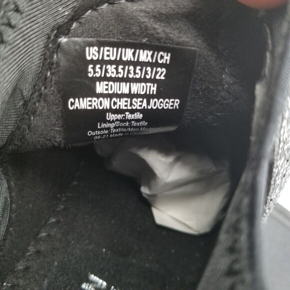 Kenneth Cole Reaction Womens Cameron Jogger Black Sequin Chelsea Boots 5.5 - Picture 8 of 8